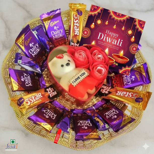 OddClick Premium Diwali Gift for boyfriend gift,Husband Wife gift for girls set Paper Gift Box