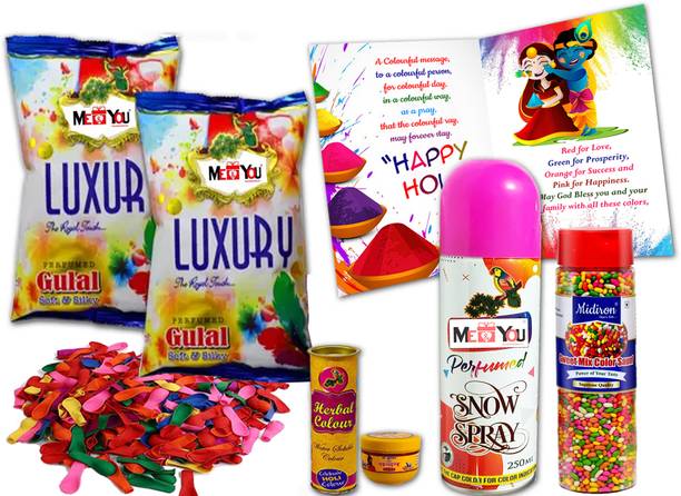 Midiron Make Holi Memorable with a Delightful Mix of Festive Colors & Blessings Plastic Gift Box