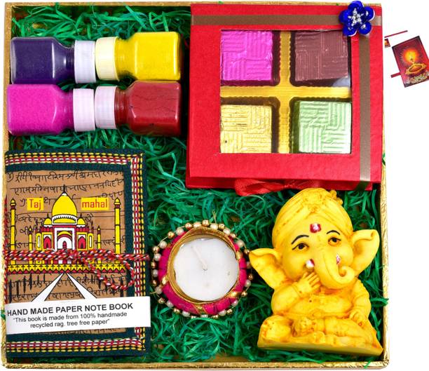 MANTOUSS Diwali gift hampers/diwali gift items for corporate/diwali gift items Wooden, Paper, Cotton, Cast Iron Gift Box