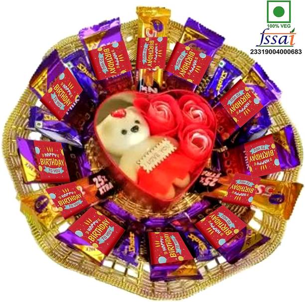 Chocoloony Chocolate Gift Hamper For Birthday | Gift For Girlfriend, Wife, Sister Paper Gift Box