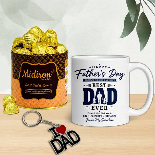 Midiron Sweet Chocolate Gift Hamper for Papa – Father’s Day Coffee Mug Combo Box Assorted Gift Box