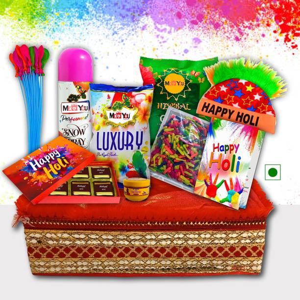 Midiron Unique Holi Surprise Gift – Best Special Festive Hamper for Cousins & Family Fun Assorted Gift Box