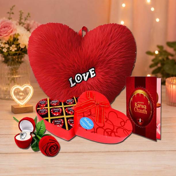 Midiron Premium Karwa Chauth Gift for Wife - Special Surprise With Romance and Affection Assorted Gift Box