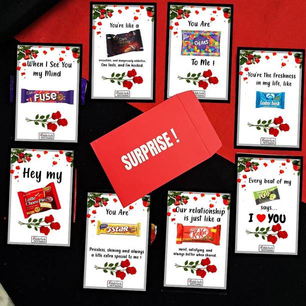 OddClick chocolate gift box combo valentine gift for boyfriend girlfriend wife husband Paper Gift Box
