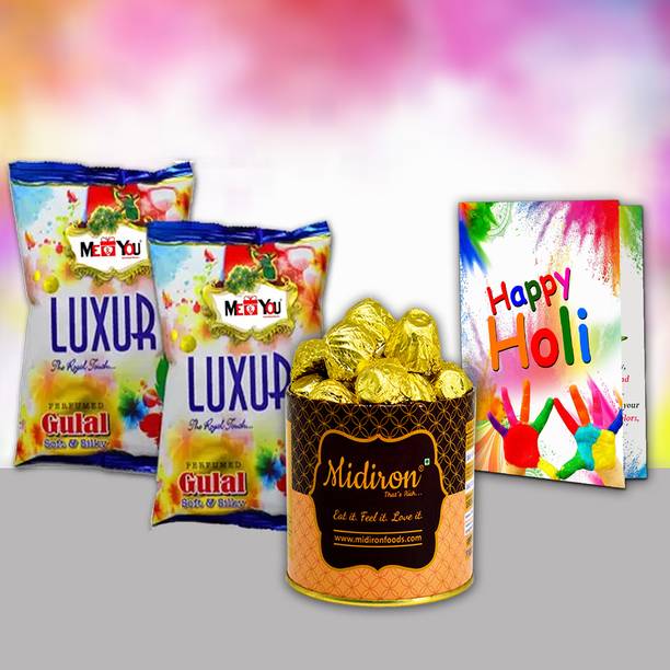 Midiron Best Holi Chocolate Celebration Delight – Perfect Hamper for Family Assorted Gift Box