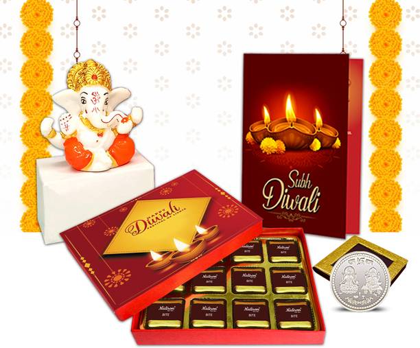 Midiron Celebrate Diwali with Chocolate Gift Box | Festive Hamper for Loved Ones Assorted Gift Box
