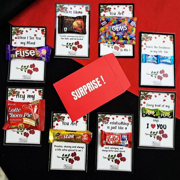 OddClick Surprise I Love You Valentine day special gift Chocolate Combo Gift Box Truffles
