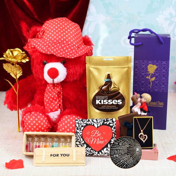 TIED RIBBONS Valentine Gifts Combo for Girlfriend Assorted Gift Box