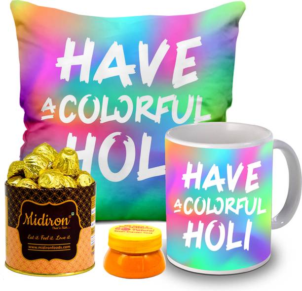 Midiron Holi Gift Combo | Holi Gift Pack | Holi Gift Hamper Fiber Gift Box