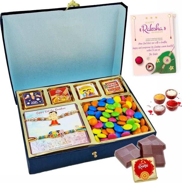 FabBites Rakhi for Kids with Chocolate Gift Combo Set Assorted Gift Box