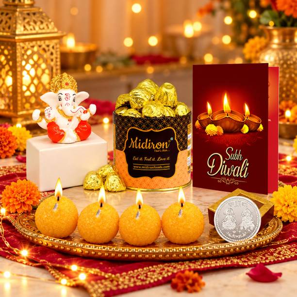 Midiron Diwali Chocolate Gift Box - Premium Hamper for Corporate Friends/Relatives Assorted Gift Box