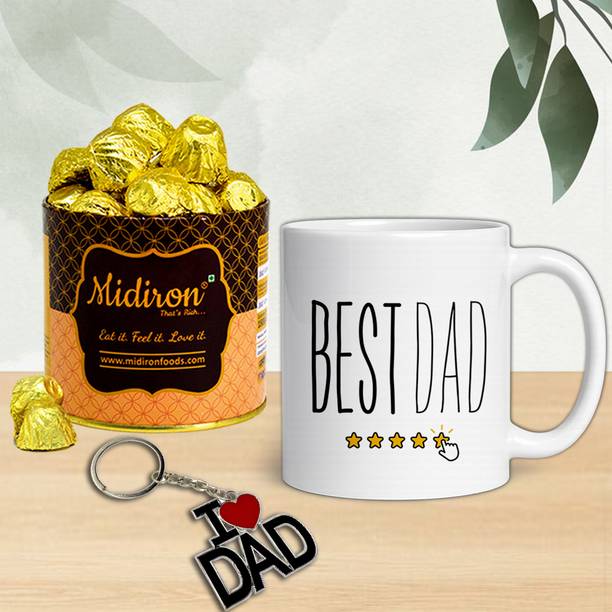 Midiron Special Father’s Day Coffee Mug Combo – Premium Chocolate Gift for Papa Assorted Gift Box