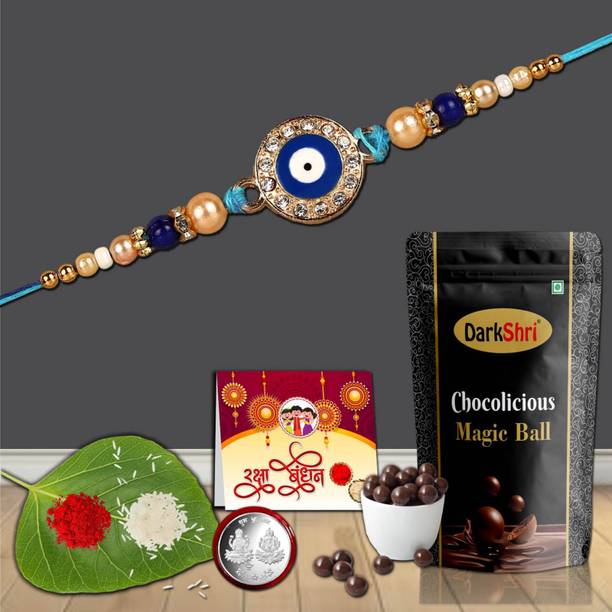 darkshri 77.p Rakhi For Brother, Rakhi Combo, rakhi gift hamper, Rakhi with Chocolate Assorted Gift Box