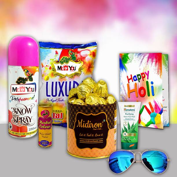 Midiron Unique Holi Chocolate Bliss Box – Delightful Present for Employees Assorted Gift Box