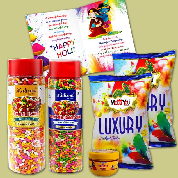 Midiron Gift Happiness This Holi with a Beautiful Blend of Festive Traditions Plastic Gift Box