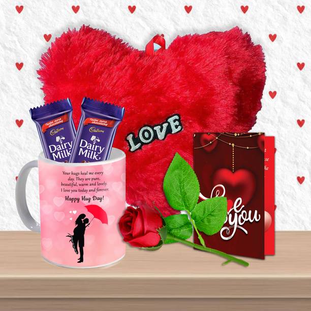 Midiron Unique Gift Set For Girlfriend/Boyfriend On Valentines Day Week Ceramic Gift Box