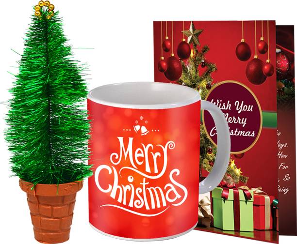 Midiron Christmas Gift Combo with Artificial Small Tree with Card IZ23-09 Assorted Gift Box