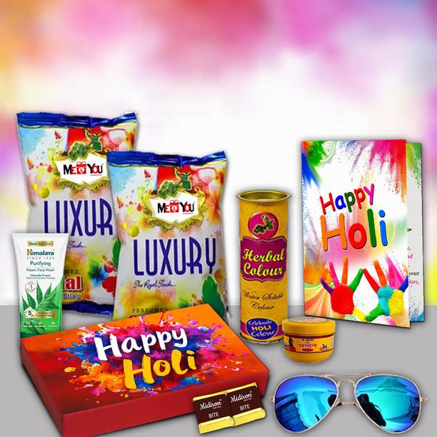 Midiron Elite Holi Dessert Gift Hamper – Blissful Celebration Box for Loved Circle Assorted Gift Box