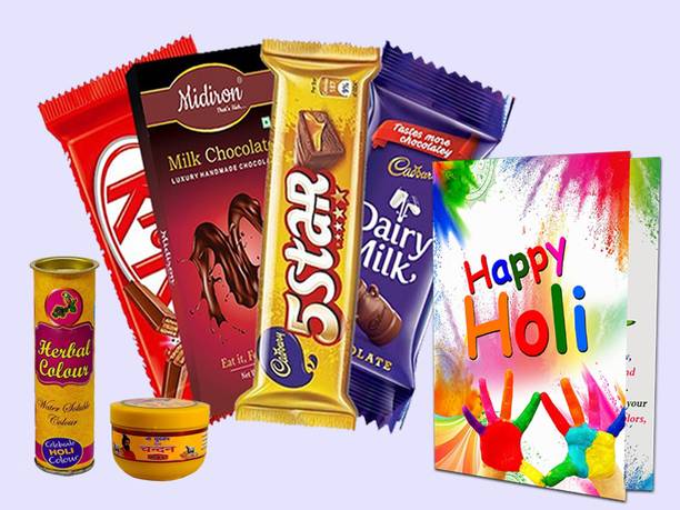 Midiron Holi Gift Combo For Girlfriend, Best Friend,Holi Gift Combo Assorted Gift Box