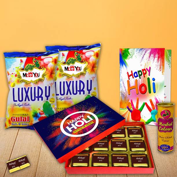 Midiron Special Holi Chocolate Hamper Pack - Sweet Joy for Family and Friends Assorted Gift Box