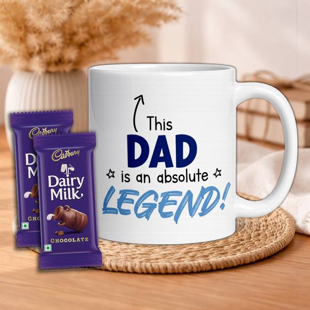 Midiron Father's Day Chocolate Treat Combo with Mug - Gift for Loving Papa Assorted Gift Box