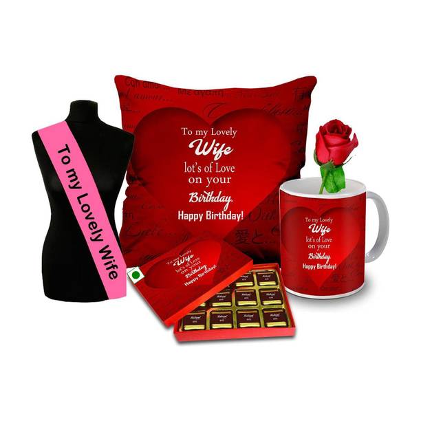 Midiron Gift For Wife Birthday Special| Chocolate Gift Box For Birthday| Chocolate Gift For Wife| Chocolate Birthday Gift Pack| Gift For Wife Birthday Special Combo| Chocolate Gift Pack | Special gift for wife Ceramic Gift Box