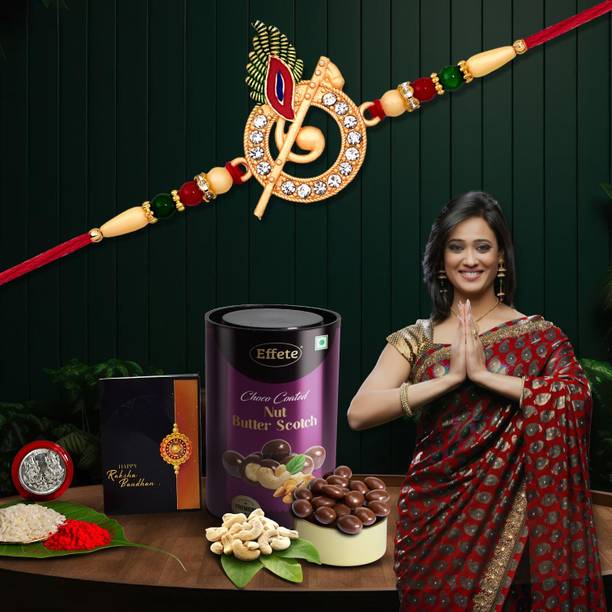 DeoDap Rakhi For Brother |Rakhi with Chocolate | Rakshabandhan gift set |Y22K1_703_BS Assorted Gift Box