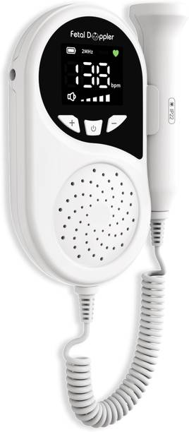 Contec CONTEC10B Pocket Fetal Doppler with LED Display & Audio Output White Fetal Doppler