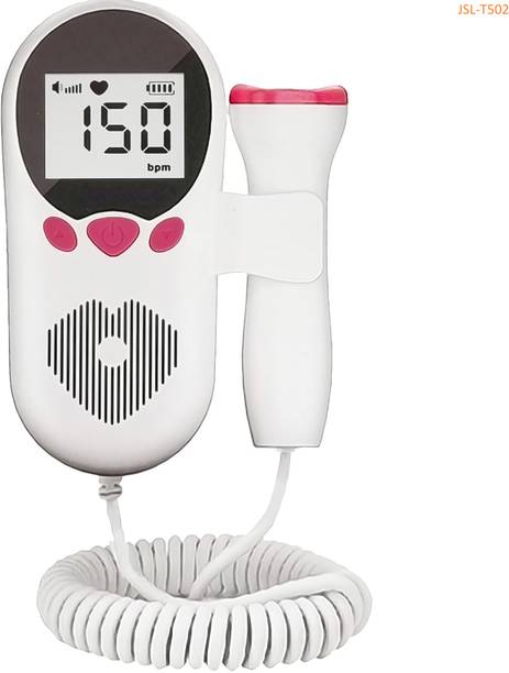 Accutrust Fetal Doppler | Baby Heartbeat Monitor for Expecting Mothers | Clear Sound White Fetal Doppler