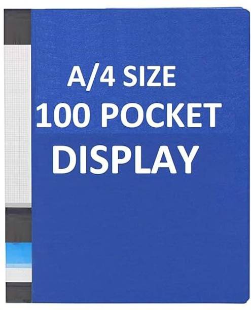 Shivom 100 pocket Display Book holder, Paper Document Holder, Business Presentation Book, Presentation Folder
