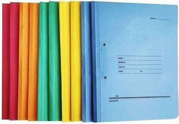SSJMart legal size / A4 size Card board spring file Files