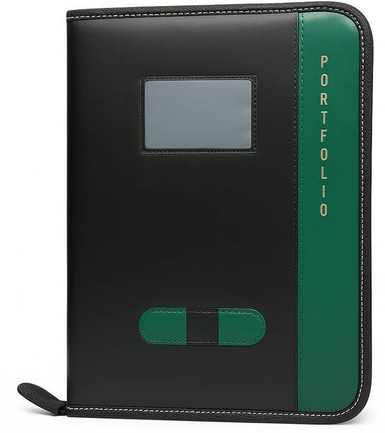 filenest Premium PU Leather Executive Portfolio Folder (B4 Size, 20-Leaf)
