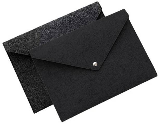 Advance Geotextile Felt Fabric Felt Document Folders Portable File Holder Organizer with Button Closure