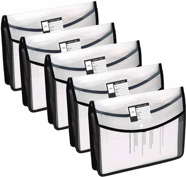 Speny Polypropylene Poly-Plastic Transparent A4 Documen...