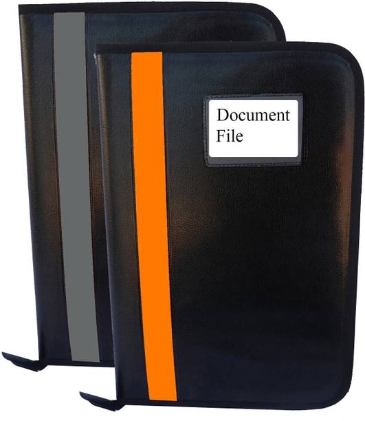 Kopila PU Leather Document,Certificate File Folder With 20 leefs and 3 Inner Pocket