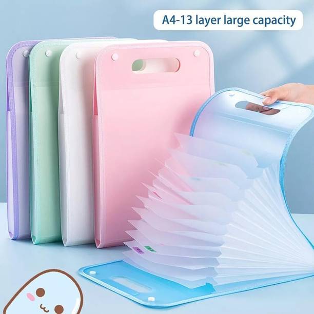 RVKE Polypropylene A4 Size Paper Storage Vertical File ...