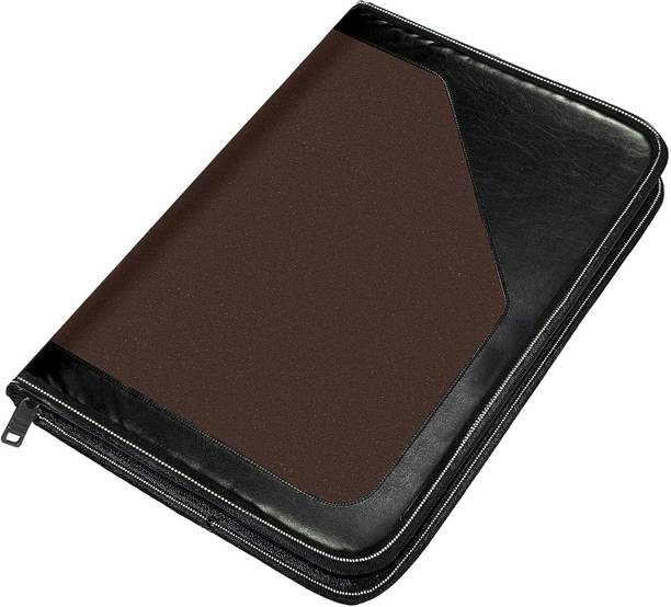 Bluedeal PU Leather PU Leather Multipurpose 24 File Sleeve to Store A4 Professional Files and Folders
