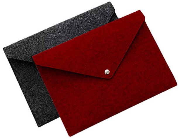 Advance Geotextile Felt Fabric Felt Document Folders Portable File Holder Organizer with Button Closure