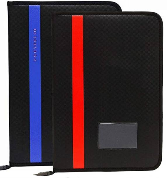 SRMAJI STORE Leatherette Material Professional Portfolio Plastic
