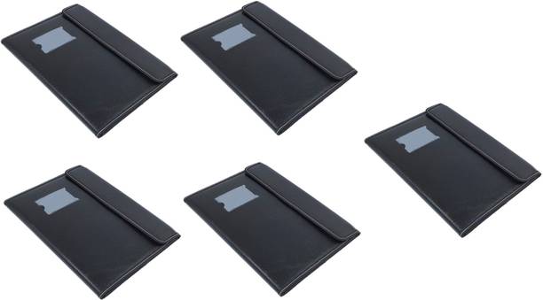 disshu Plastic Envelope Folder,Transparent Poly-Plastic A4 Documents File Storage Bag with Snap Button Certificate File Holder/Document Folder for Cer