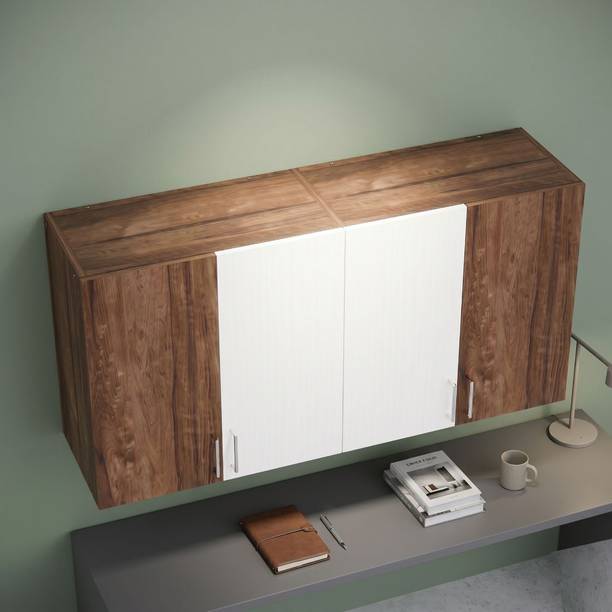 SPECIALITY PANELS 4 Doors Modular Wall Cabinet with Organizer Shelf with free assembly by Brand Engineered Wood Hanging Filing Cabinet