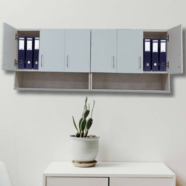 SPECIALITY PANELS 6 Doors Modular Wall Cabinet with Shelf with Termites Resistance Free Assembly Engineered Wood Hanging Filing Cabinet