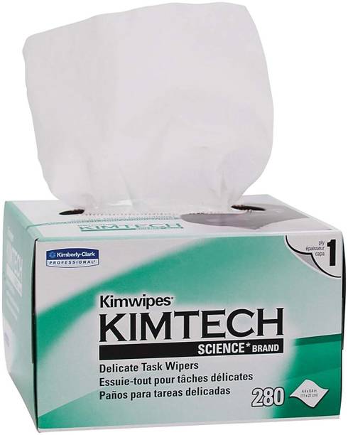 Awyuk Kimtech Science Wipes White color 280 sheets (4.4 inch x 8.4 inch)