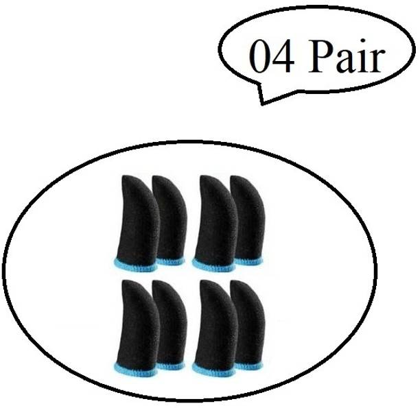 HouseOfCommon Finger Sleeves Mobile Game Controllers Anti Sweat Breathable (Pack of 4) Finger Sleeve
