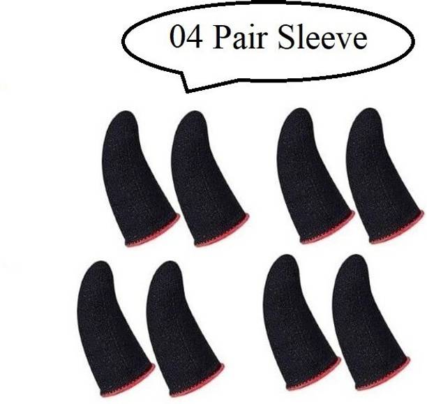 HouseOfCommon Mobile for Mobile Gaming Pubg/Call of Duty 04 Pairs, Red Finger Sleeve