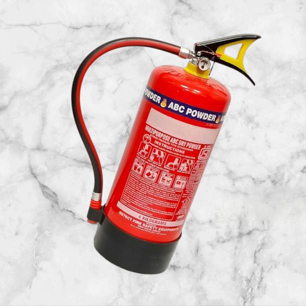 Shri fire india Heavy-Duty 4kg Fire Extinguisher Perf...