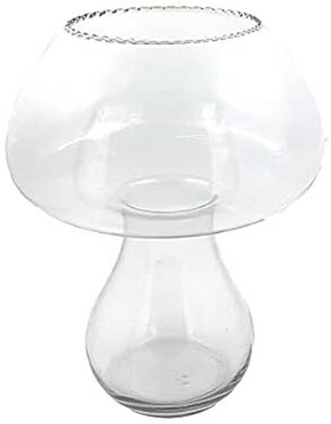 SEETASTIC 8 Inchi mushroom fish bowl @m01 Round Ends Aquarium Tank