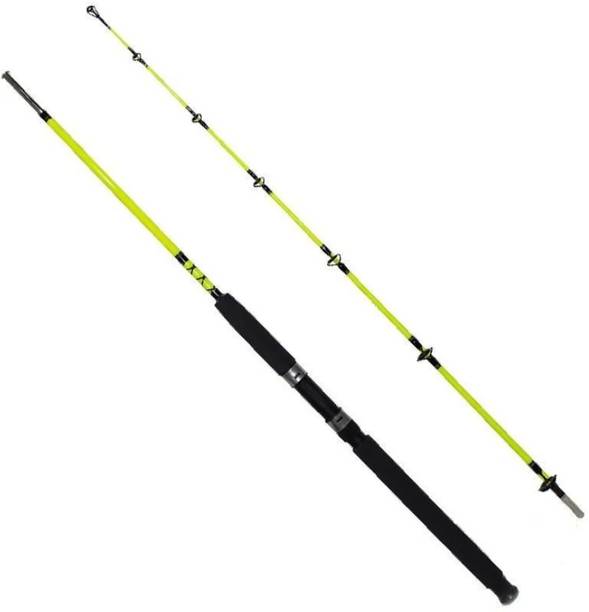 Sikme TitaniumGuard: The Unbreakable 2-Part 150cm Fishing Rod Green Fishing Rod