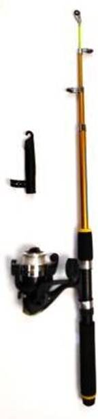 Yolo Tackles 210 golden fishing rod Gd1 Multicolor Fishing Rod