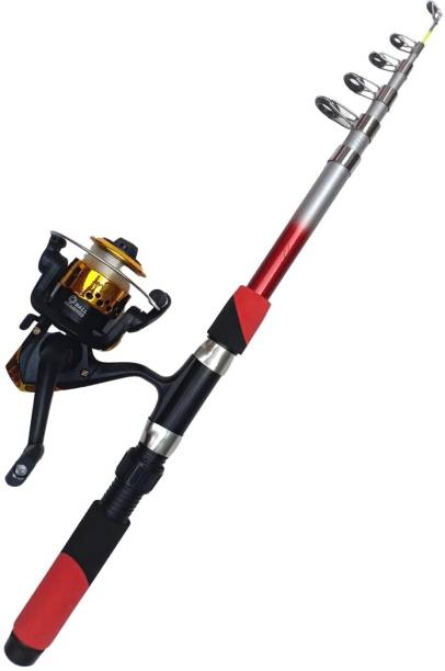Abirs Fishing spinning reel and rod fgfr Red Fishing Rod